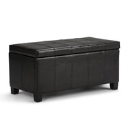 Dover - Upholstered Storage Ottoman Bench - R&R Furniture Gallery (Fountain Valley, CA)