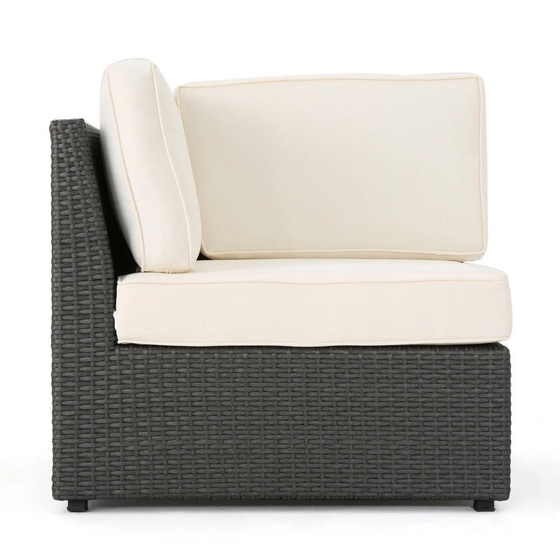 Santa Cruz - Outdoor 8 Piece Sectional Set - Dark Brown - R&R Furniture Gallery (Fountain Valley, CA)