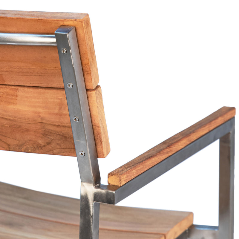 Herbert - Outdoor Dining Chair - Natural Rustic