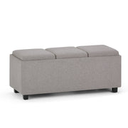 Avalon - Upholstered Storage Ottoman - R&R Furniture Gallery (Fountain Valley, CA)