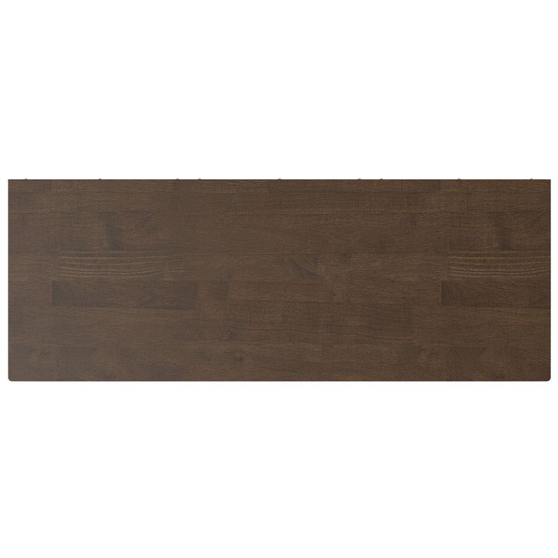 Harper - Low 6 Cube Storage With Drawers - Walnut Brown - R&R Furniture Gallery (Fountain Valley, CA)