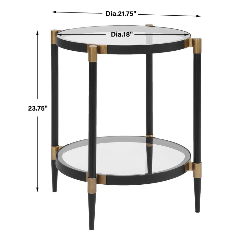 Chadid - Round Glass Table