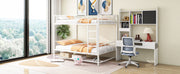 Metal Bunk Bed With Shelf And Guardrails - R&R Furniture Gallery (Fountain Valley, CA)