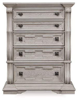 Bruchandi - Five Drawer Chest - Antique White - R&R Furniture Gallery (Fountain Valley, CA)