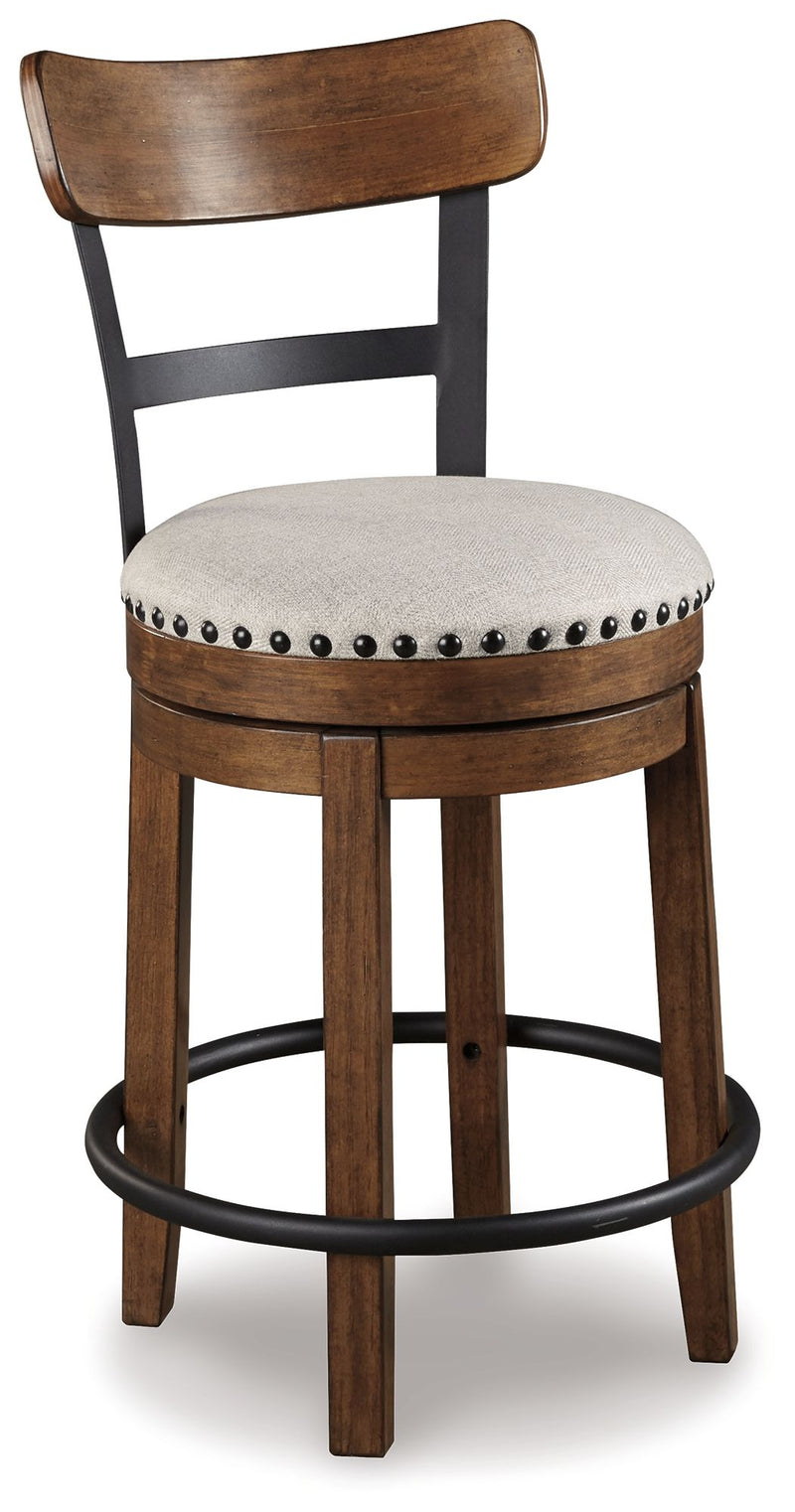 Valebeck - Full Back Swivel Stool - R&R Furniture Gallery (Fountain Valley, CA)