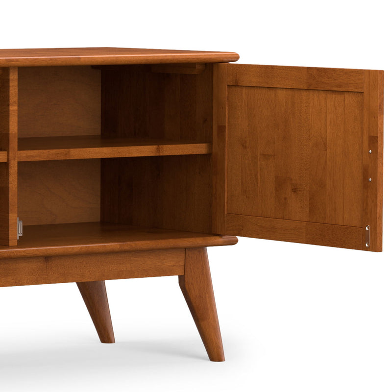 Draper - Handcrafted Mid Century Low TV Media Stand - R&R Furniture Gallery (Fountain Valley, CA)