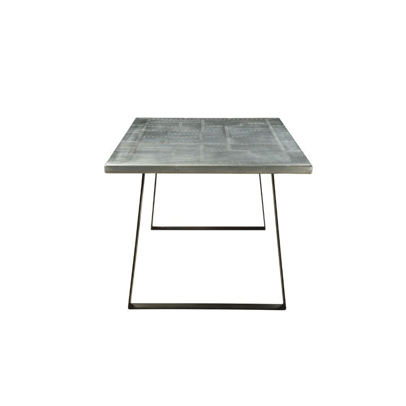 Kaylia - Dining Table - Aluminum & Gunmetal - R&R Furniture Gallery (Fountain Valley, CA)
