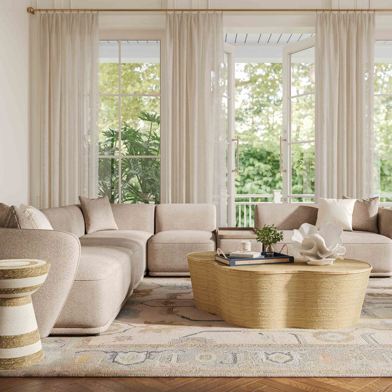 Sylvie - Chaise Sectional - R&R Furniture Gallery (Fountain Valley, CA)