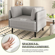 Vintage Modern Aesthetic Appeal Lounge Chair - R&R Furniture Gallery (Fountain Valley, CA)