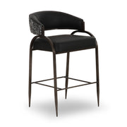 Tatum - Vegan Leather 2-Tone Counter Stool - R&R Furniture Gallery (Fountain Valley, CA)