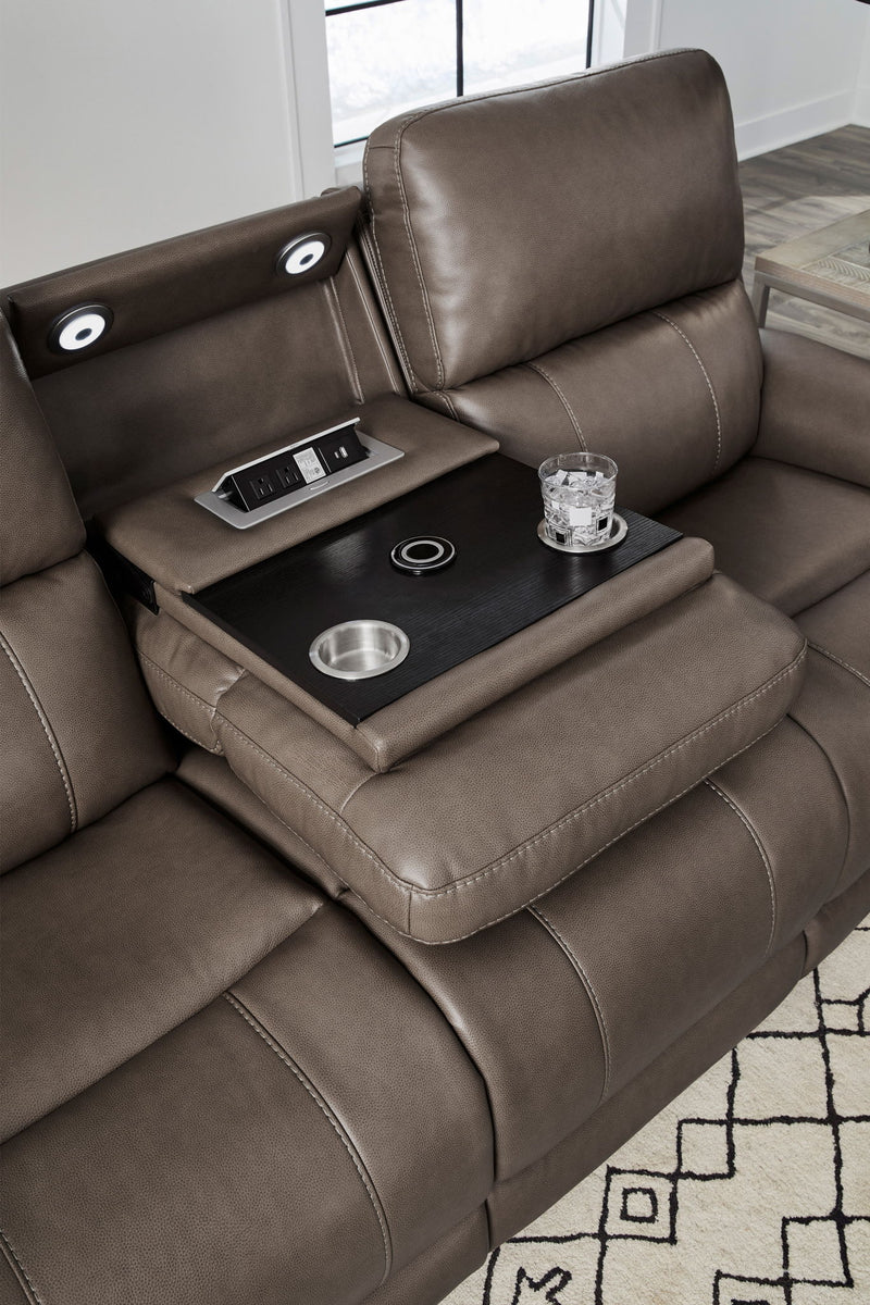 Hancock - Zero Gravity Power Reclining Sofa With Drop Down Table P3