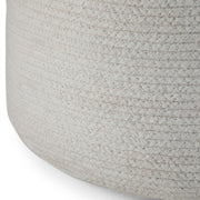 Serena - Handcrafted Round Braided Pouf - R&R Furniture Gallery (Fountain Valley, CA)