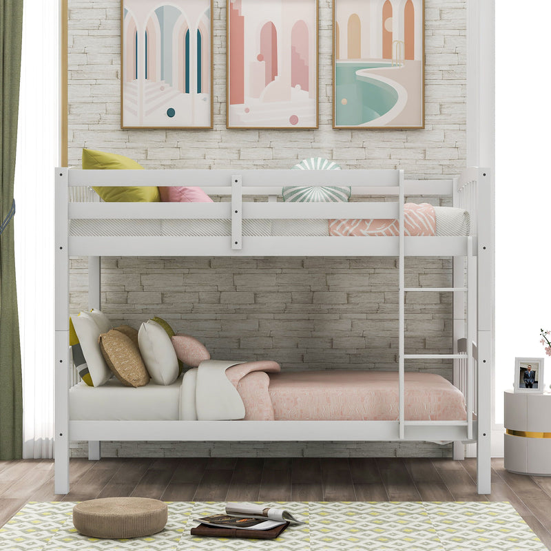 Solid Construction Bunk Bed With Ladder - R&R Furniture Gallery (Fountain Valley, CA)