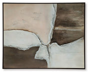 Junward - Wall Art - Brown / Tan / White - R&R Furniture Gallery (Fountain Valley, CA)