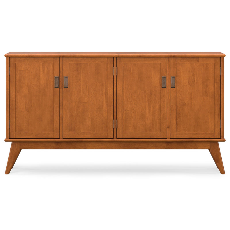Draper - 4 Door Sideboard Buffet - Brown - R&R Furniture Gallery (Fountain Valley, CA)