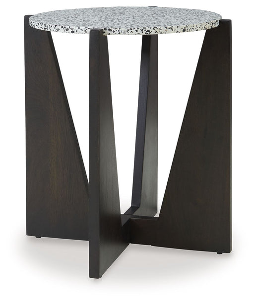 Tellrich - Accent Table - Black / White - R&R Furniture Gallery (Fountain Valley, CA)