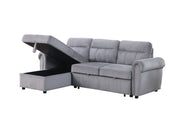 Ashton - Reversible Sleeper Sectional Sofa Chaise - R&R Furniture Gallery (Fountain Valley, CA)