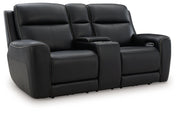 5Z-Comfort - Relaxation - Power Reclining Loveseat with Console / Adj Headrest - R&R Furniture Gallery (Fountain Valley, CA)