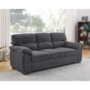 Vintage Inspired 3 Seat Sofa With Tufted Cushions - R&R Furniture Gallery (Fountain Valley, CA)
