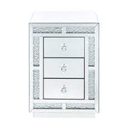 Mallika - Accent Table - Mirrored & Faux Crystals - R&R Furniture Gallery (Fountain Valley, CA)