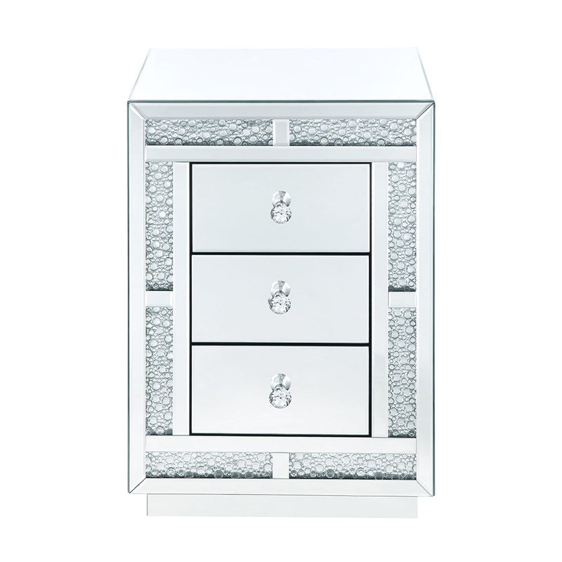 Mallika - Accent Table - Mirrored & Faux Crystals - R&R Furniture Gallery (Fountain Valley, CA)