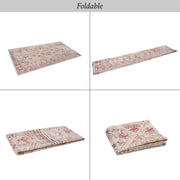 Maval - 6' X 9' Washable Area Rug - Beige - R&R Furniture Gallery (Fountain Valley, CA)