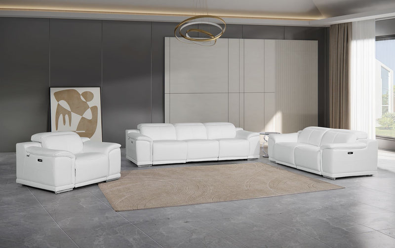 9762 - 6-Piece Modular Power Reclining Sofa, Loveseat And Chair Set With 6 Power Recliners In - R&R Furniture Gallery (Fountain Valley, CA)
