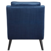 Uttermost O'Brien armchair with plush upholstery and wooden legs, featuring a classic design and neutral fabric for elegant living rooms.