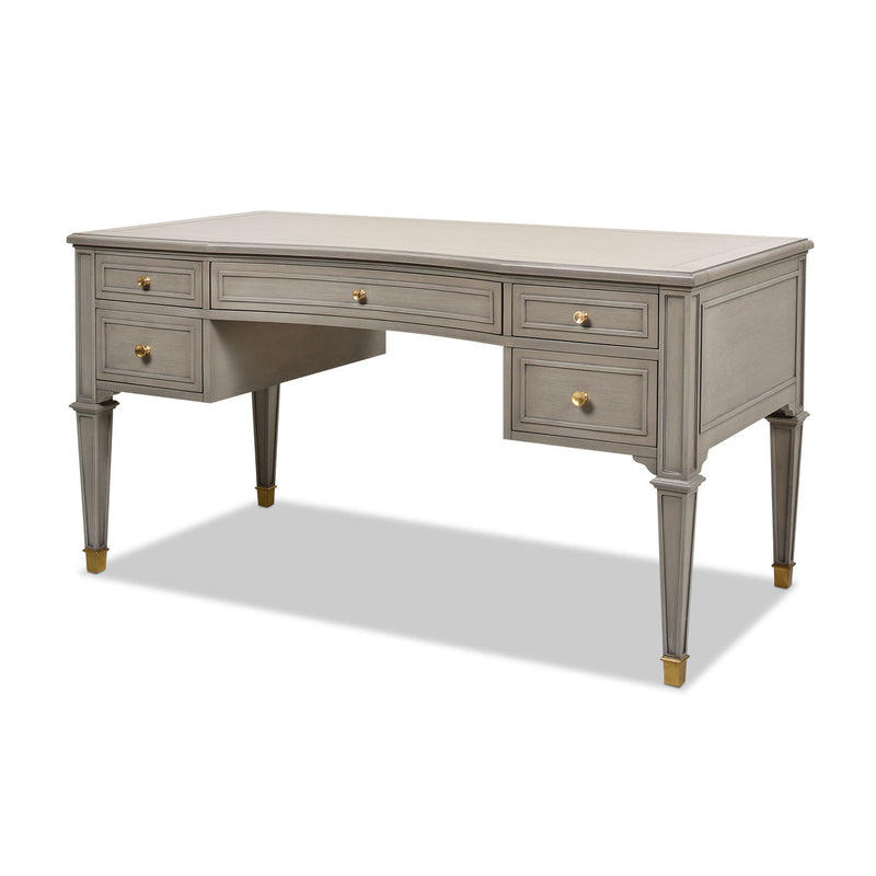 Dauphin - 5 Drawer Executive Desk - R&R Furniture Gallery (Fountain Valley, CA)
