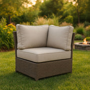 Shick - Corner Wedge Patio Chair With Cushions - R&R Furniture Gallery (Fountain Valley, CA)