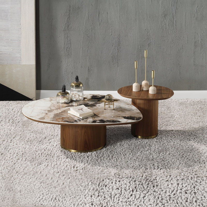 Willene - End Table - Walnut - R&R Furniture Gallery (Fountain Valley, CA)