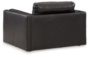 Amiata - Chair And A Half - Onyx - R&R Furniture Gallery (Fountain Valley, CA)