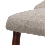 Mid Century Modern Fabric Armless Dining Chair - R&R Furniture Gallery (Fountain Valley, CA)