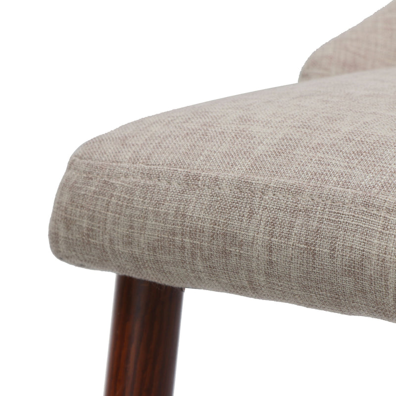 Mid Century Modern Fabric Armless Dining Chair - R&R Furniture Gallery (Fountain Valley, CA)