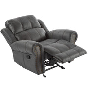 Wide Standard Manual Glider Recliner - R&R Furniture Gallery (Fountain Valley, CA)