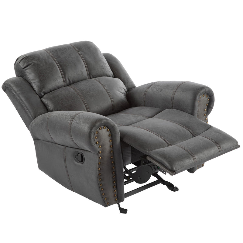 Wide Standard Manual Glider Recliner - R&R Furniture Gallery (Fountain Valley, CA)