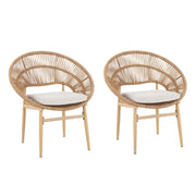 Cyril - Outdoor Papasan Style Dining Chair (Set of 2) - R&R Furniture Gallery (Fountain Valley, CA)