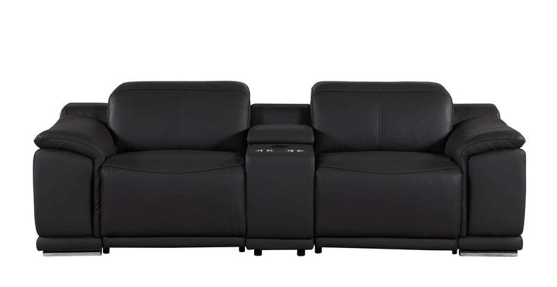9762 - 6-Piece Modular Power Reclining Sofa And Console Loveseat Set With 5 Power Recliners In