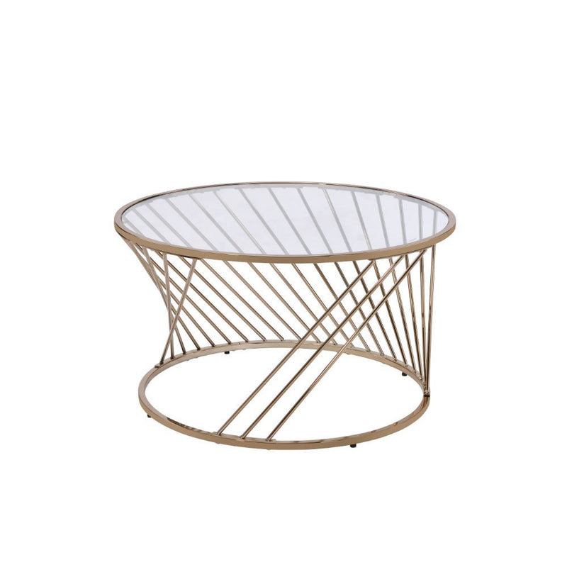 Bluelipe - Coffee Table - Champagne - R&R Furniture Gallery (Fountain Valley, CA)