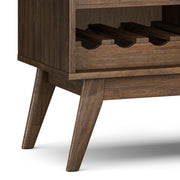 Clarkson - Wine Cabinet - Brown - R&R Furniture Gallery (Fountain Valley, CA)