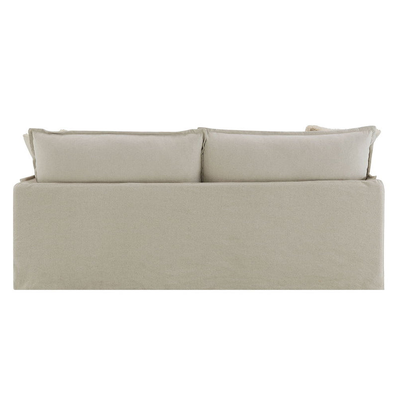 Upendo - Sofa With 2 Pillows - Beige Linen - R&R Furniture Gallery (Fountain Valley, CA)