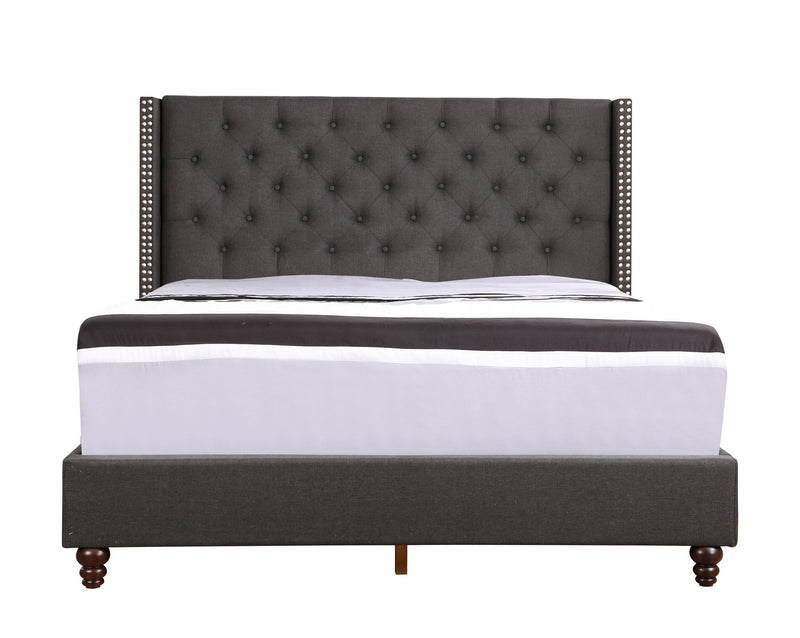Nailhead Bed Transitional Vibrant - R&R Furniture Gallery (Fountain Valley, CA)