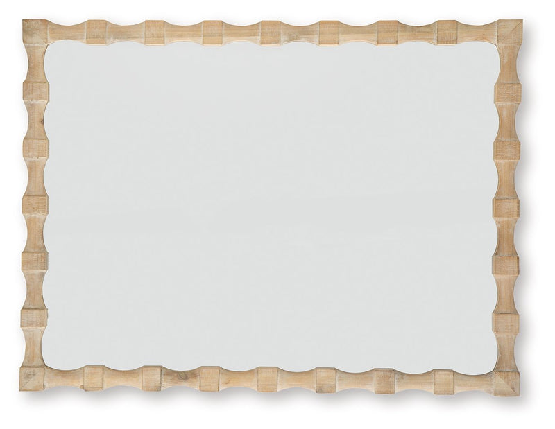 Acelmore - Accent Mirror - Light Brown - R&R Furniture Gallery (Fountain Valley, CA)