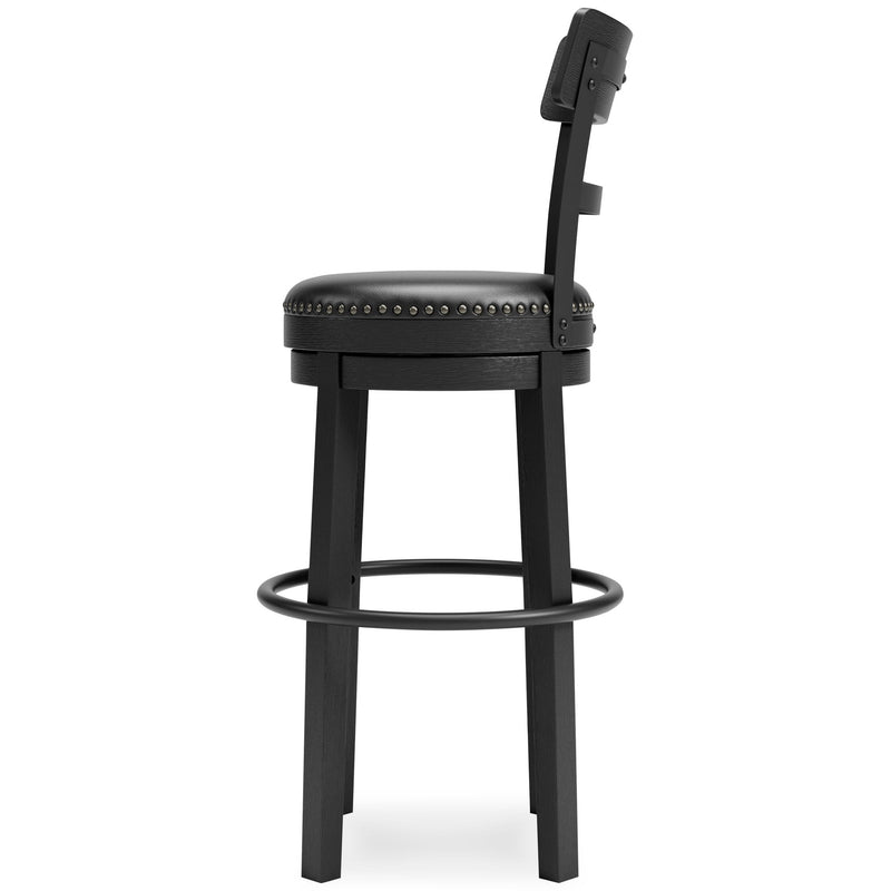 Valebeck - Tall Upholstered Swivel Barstool - R&R Furniture Gallery (Fountain Valley, CA)