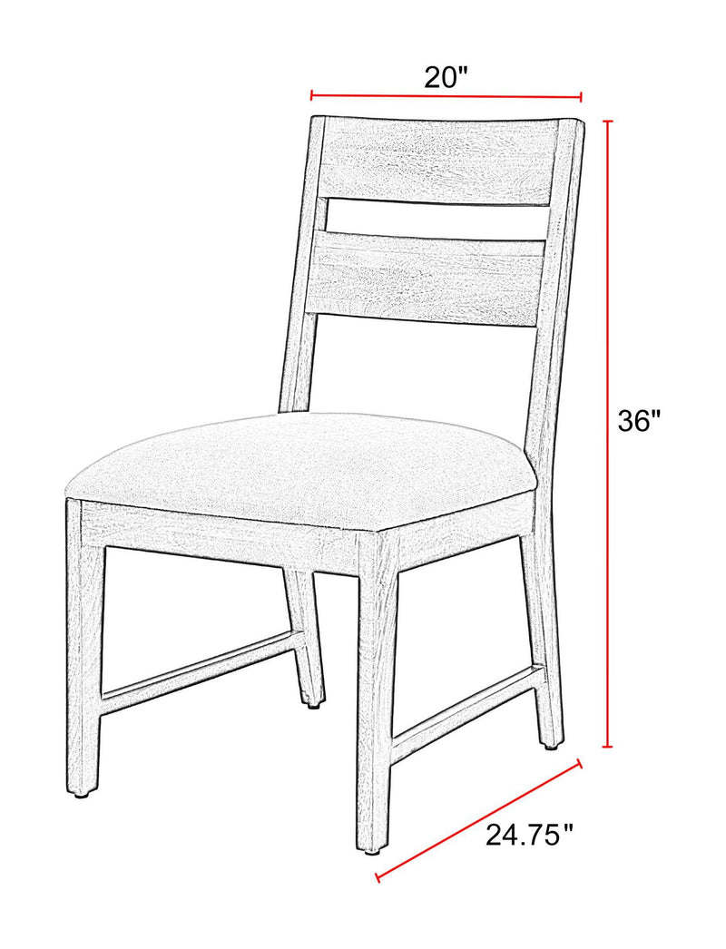 Portico - Ladderback Dining Chair (Set of 2) - Brown