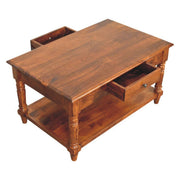 Turned Legs Drawer Table - R&R Furniture Gallery (Fountain Valley, CA)