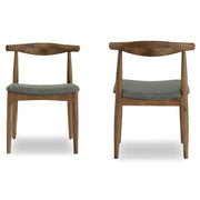 Brooklyn - Dining Chairs (Set of 2) - Gray - R&R Furniture Gallery (Fountain Valley, CA)