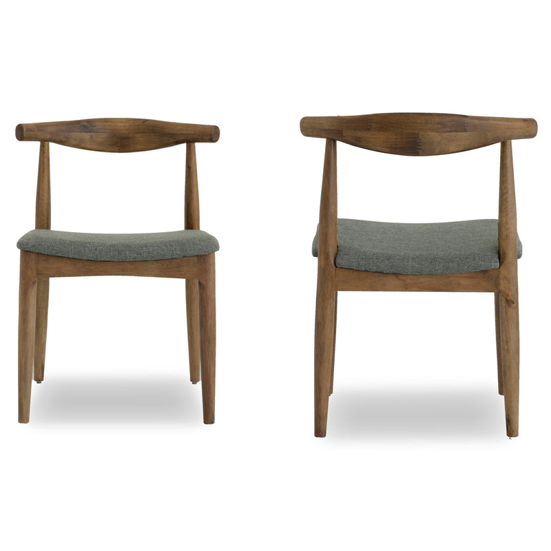 Brooklyn - Dining Chairs (Set of 2) - Gray - R&R Furniture Gallery (Fountain Valley, CA)
