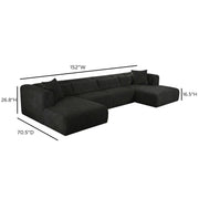 Tarra - Fluffy Oversized Corduroy Modular Sectional - R&R Furniture Gallery (Fountain Valley, CA)