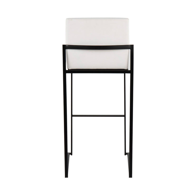 Lumi Source Fuji high back contemporary barstool from stool set with elegant design and sleek modern style.